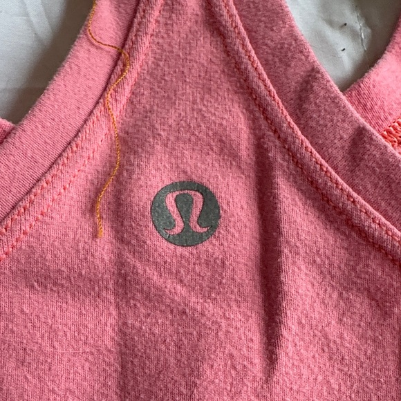 Pink Racerback LuLu Lemon Tank Top - Picture 3 of 3